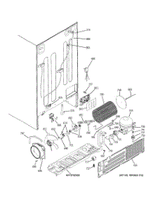 09 - Sealed System & Mother Board parts for Ge Refrigerator ESS23SGSASS from AppliancePartsPros.com