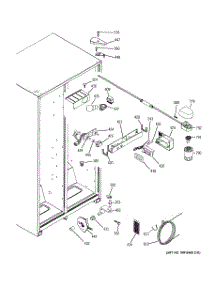 06 - Fresh Food Section parts for Ge Refrigerator SSL25KFPJBS from AppliancePartsPros.com