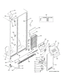 03 - Freezer Section parts for Ge Refrigerator GSS22JEPJBB from AppliancePartsPros.com