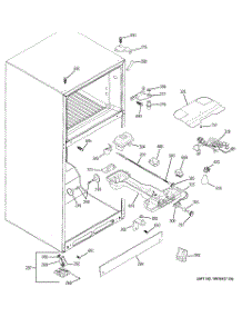 04 - Fresh Food Section parts for Ge Refrigerator GTH18JBRORWW from AppliancePartsPros.com
