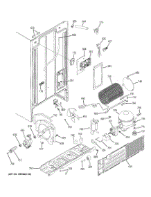 08 - Sealed System & Mother Board parts for Ge Refrigerator GSS22VFPJCC from AppliancePartsPros.com