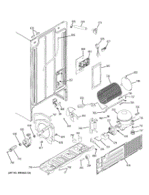 08 - Sealed System & Mother Board parts for Ge Refrigerator GSS20IEPKWW from AppliancePartsPros.com