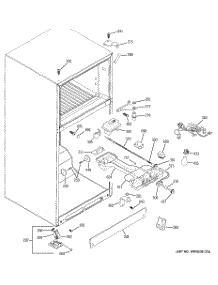04 - Fresh Food Section parts for Ge Refrigerator GTS18JBPNRWW from AppliancePartsPros.com