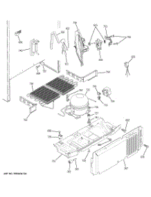 06 - Unit Parts parts for Ge Refrigerator GTS18JBPNRWW from AppliancePartsPros.com