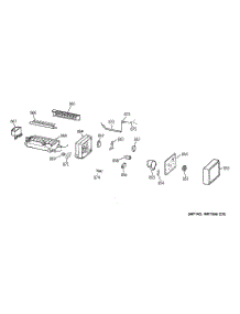 07 - Ice Maker parts for Ge Refrigerator DTS18ICRLRWW from AppliancePartsPros.com