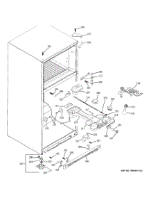 04 - Fresh Food Section parts for Ge Refrigerator DTS18ZBRFRWW from AppliancePartsPros.com