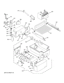 06 - Ice Maker & Dispenser parts for Ge Refrigerator GSS25WGSABB from AppliancePartsPros.com