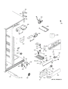 07 - Fresh Food Section parts for Ge Refrigerator GCG21YESAFNS from AppliancePartsPros.com