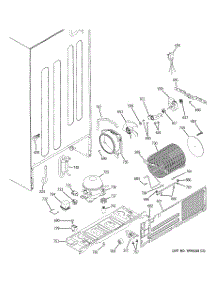 08 - Sealed System & Mother Board parts for Ge Refrigerator GTR22KSSARSS from AppliancePartsPros.com