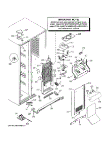 04 - Freezer Section parts for Ge Refrigerator PSG29SHSACSS from AppliancePartsPros.com