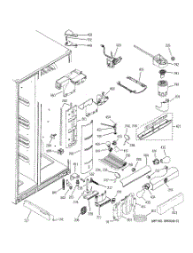 08 - Fresh Food Section parts for Ge Refrigerator PST27SGRDSS from AppliancePartsPros.com