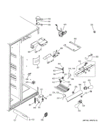 06 - Fresh Food Section parts for Ge Refrigerator GSR23YBPBWW from AppliancePartsPros.com