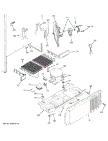 06 - Unit Parts parts for Ge Refrigerator GTS18KCPFRWW from AppliancePartsPros.com