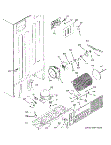 08 - Sealed System & Mother Board parts for Ge Refrigerator PTG22SBSARSS from AppliancePartsPros.com