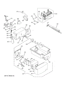 06 - Ice Maker & Dispenser parts for Ge Refrigerator GCG21ZESAFBB from AppliancePartsPros.com