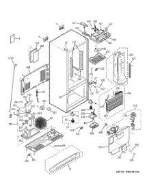 02 - Cabinet parts for Ge Refrigerator GDS20KBSACC from AppliancePartsPros.com