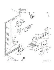 06 - Fresh Food Section parts for Ge Refrigerator GCG23YBMHFBB from AppliancePartsPros.com