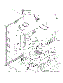 07 - Fresh Food Section parts for Ge Refrigerator GCG23MISAFBB from AppliancePartsPros.com