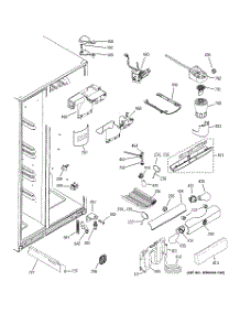 07 - Fresh Food Section parts for Ge Refrigerator PSR26LSRBSS from AppliancePartsPros.com