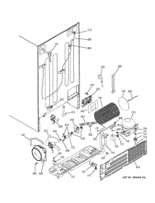 09 - Sealed System & Mother Board parts for Ge Refrigerator PSR26LSRBSS from AppliancePartsPros.com