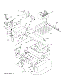 06 - Ice Maker & Dispenser parts for Ge Refrigerator GCG23YEMHFBB from AppliancePartsPros.com