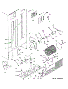 08 - Sealed System & Mother Board parts for Ge Refrigerator GTH22SHSARSS from AppliancePartsPros.com