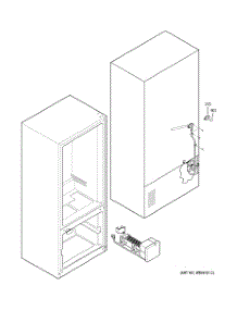 03 - Water System parts for Ge Refrigerator GBS20KBRAWW from AppliancePartsPros.com
