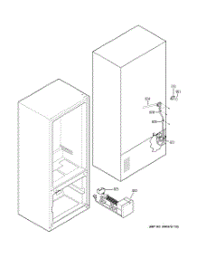 03 - Water System parts for Ge Refrigerator GBS22HCRABB from AppliancePartsPros.com