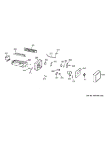 04 - Ice Maker parts for Ge Refrigerator GTS18CCSERCC from AppliancePartsPros.com