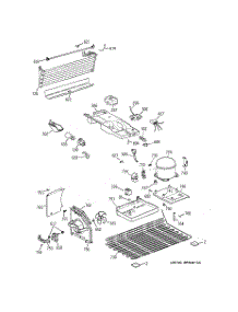 03 - Unit Parts parts for Ge Refrigerator GTG16BBSKRWW from AppliancePartsPros.com
