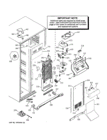03 - Freezer Section parts for Ge Refrigerator GSS25YBSBWW from AppliancePartsPros.com