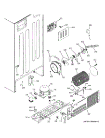 08 - Sealed System & Mother Board parts for Ge Refrigerator GTG22FBSARWW from AppliancePartsPros.com