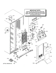 04 - Freezer Section parts for Ge Refrigerator PST27SGRCSS from AppliancePartsPros.com