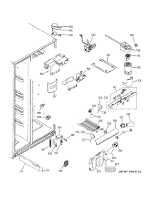 07 - Fresh Food Section parts for Ge Refrigerator GCR23UDPCWW from AppliancePartsPros.com