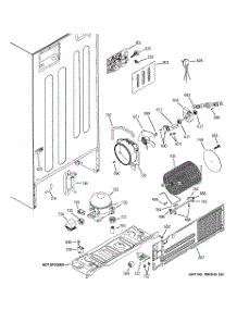 08 - Sealed System & Mother Board parts for Ge Refrigerator GTG25DBSARWW from AppliancePartsPros.com