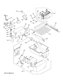 06 - Ice Maker & Dispenser parts for Ge Refrigerator PCG23YESAFBB from AppliancePartsPros.com