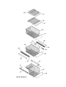 06 - Freezer Shelves parts for Ge Refrigerator PIT23SCRCSV from AppliancePartsPros.com