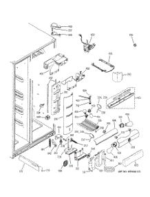 07 - Fresh Food Section parts for Ge Refrigerator GIG21IESAFBB from AppliancePartsPros.com