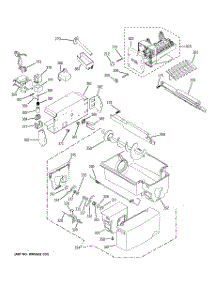 06 - Ice Maker & Dispenser parts for Ge Refrigerator GCG21YESAFBB from AppliancePartsPros.com