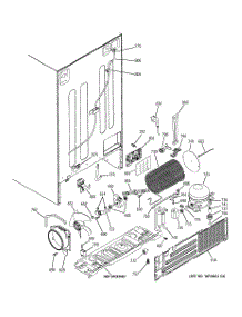 09 - Sealed System & Mother Board parts for Ge Refrigerator GCG21YESAFBB from AppliancePartsPros.com