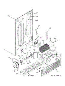 09 - Sealed System & Mother Board parts for Ge Refrigerator ESF25LGRCWW from AppliancePartsPros.com
