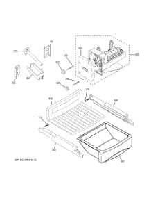 06 - Ice Maker & Dispenser parts for Ge Refrigerator GSK25LCNDCCC from AppliancePartsPros.com