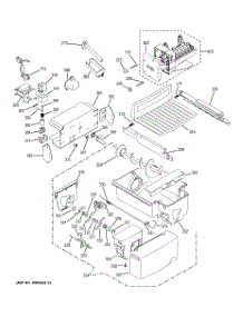 07 - Ice Maker & Dispenser parts for Ge Refrigerator PSG25SGSACBS from AppliancePartsPros.com