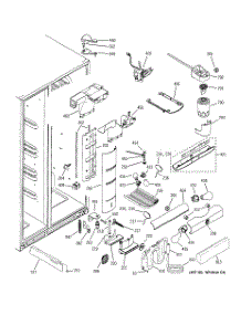 08 - Fresh Food Section parts for Ge Refrigerator PSG25SGSACBS from AppliancePartsPros.com