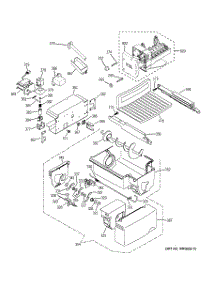 07 - Ice Maker & Dispenser parts for Ge Refrigerator PCG23NGSAFBB from AppliancePartsPros.com