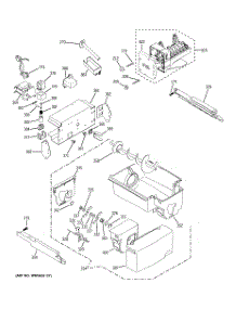 06 - Ice Maker & Dispenser parts for Ge Refrigerator GCG21IESAFWW from AppliancePartsPros.com