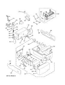 06 - Ice Maker & Dispenser parts for Ge Refrigerator GSC21KGRCWW from AppliancePartsPros.com