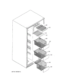 05 - Freezer Shelves parts for Ge Refrigerator MCG23MIMHFBB from AppliancePartsPros.com