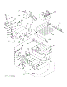 06 - Ice Maker & Dispenser parts for Ge Refrigerator GCG21YERAFSS from AppliancePartsPros.com