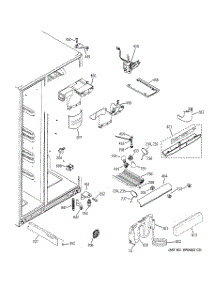07 - Fresh Food Section parts for Ge Refrigerator GCG21YERAFSS from AppliancePartsPros.com